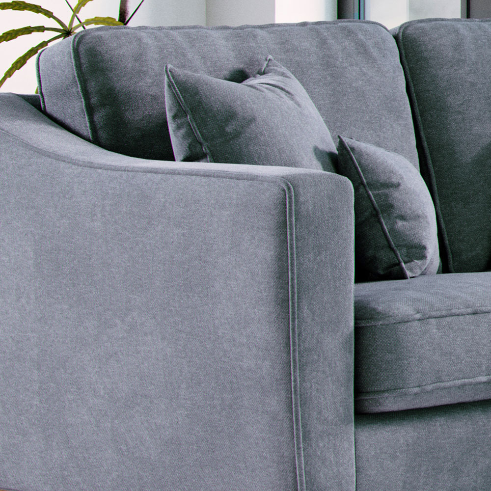 Marlon 2 Seater Medium City Denim Sofa Image 4