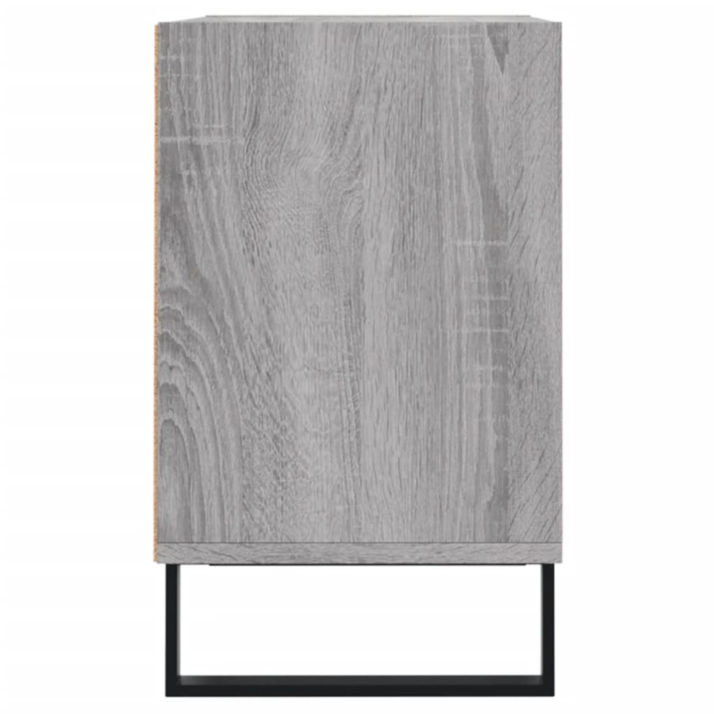 vidaXL 4 Shelf Grey Sonoma TV Cabinet Image 5