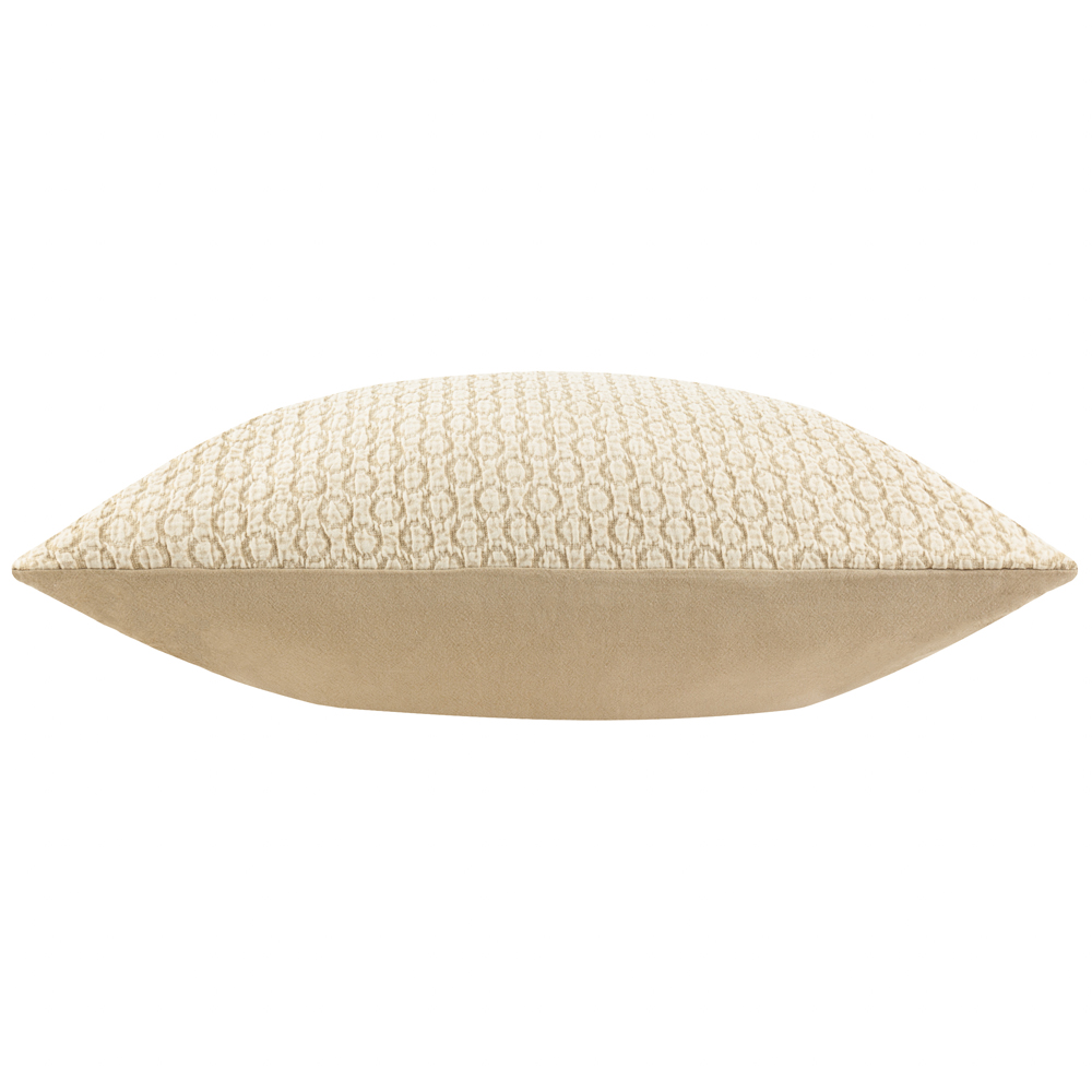 Yard Tryfan Textured Cream Cotton Polyester Filled Cushion Image 3