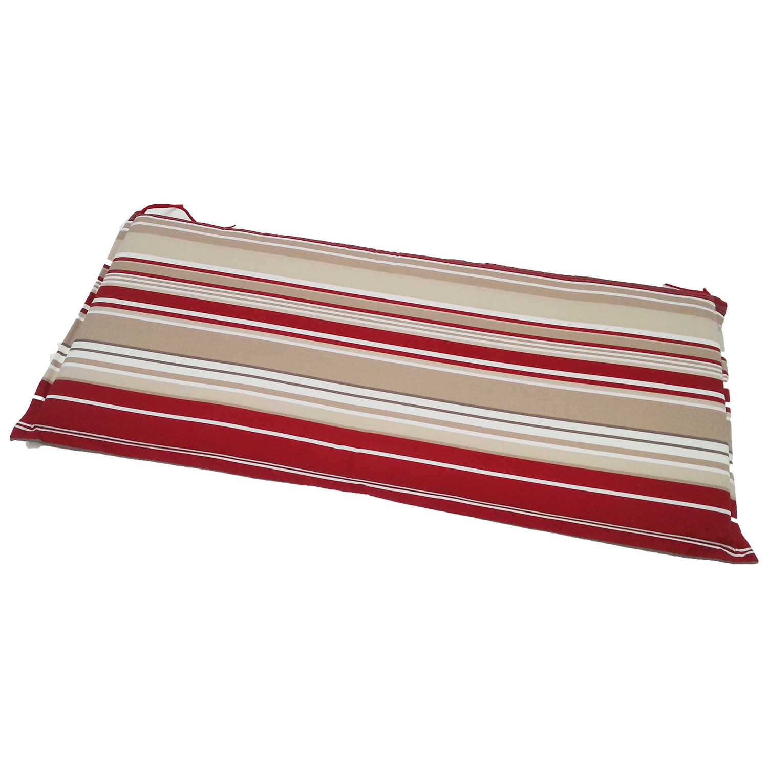 Striped Valance Cushion - 3 Seater Bench Image