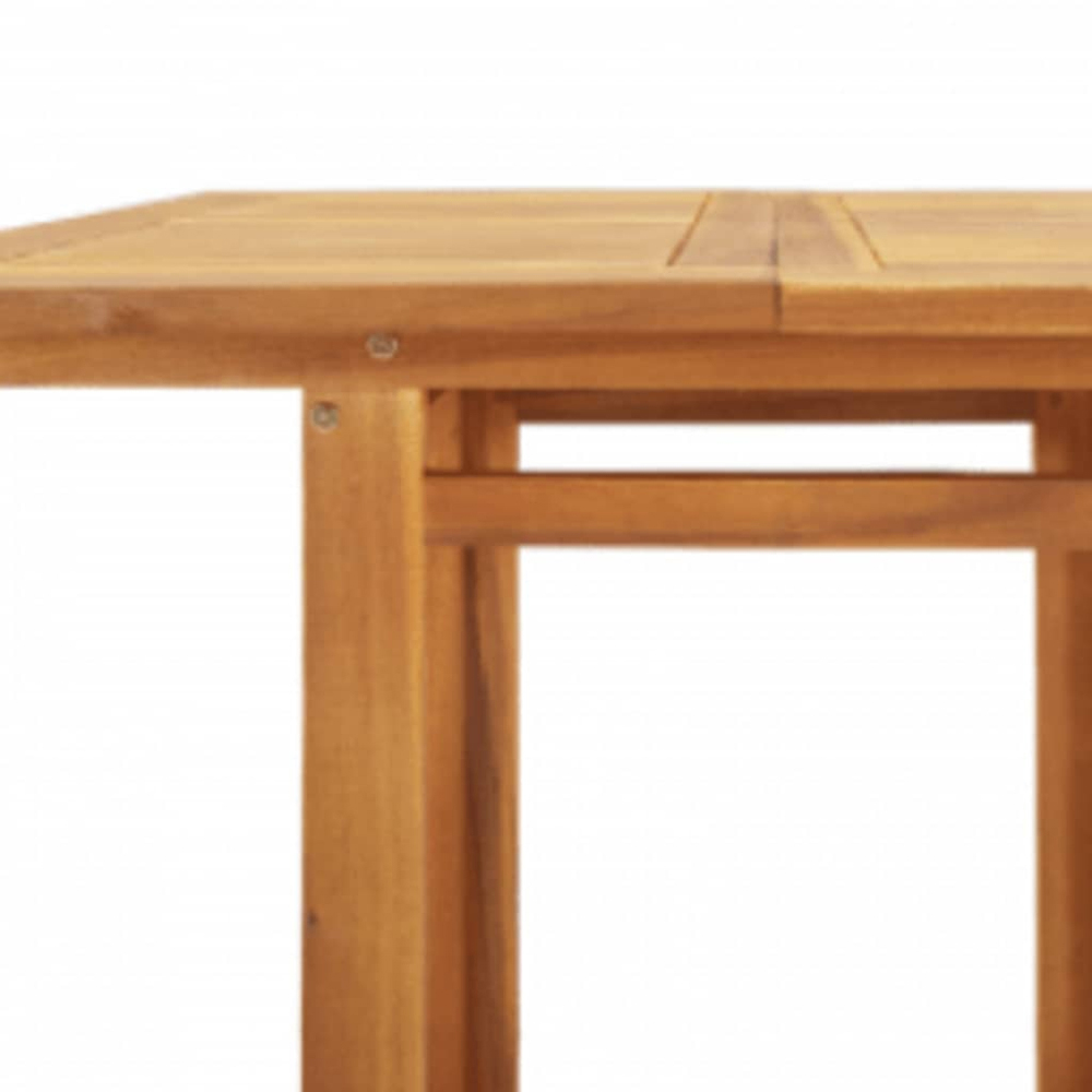 vidaXL 2 Seater Brown Solid Wood Acacia Bistro Table Image 7