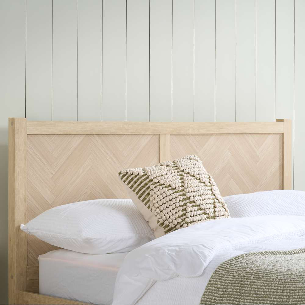 Birlea Herringford Double Oak Bed Image 6