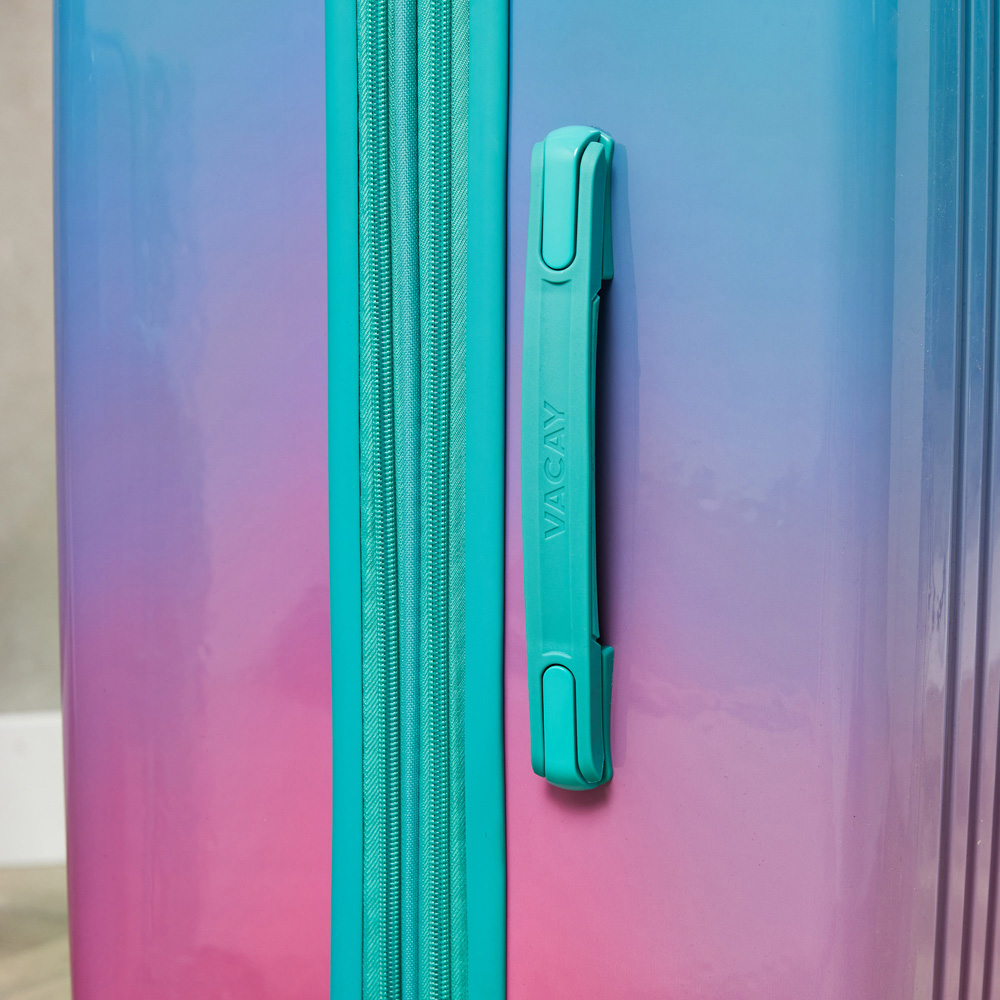Vacay Set of 3 Radiant Ombre Mint Leaf Suitcase Luggage