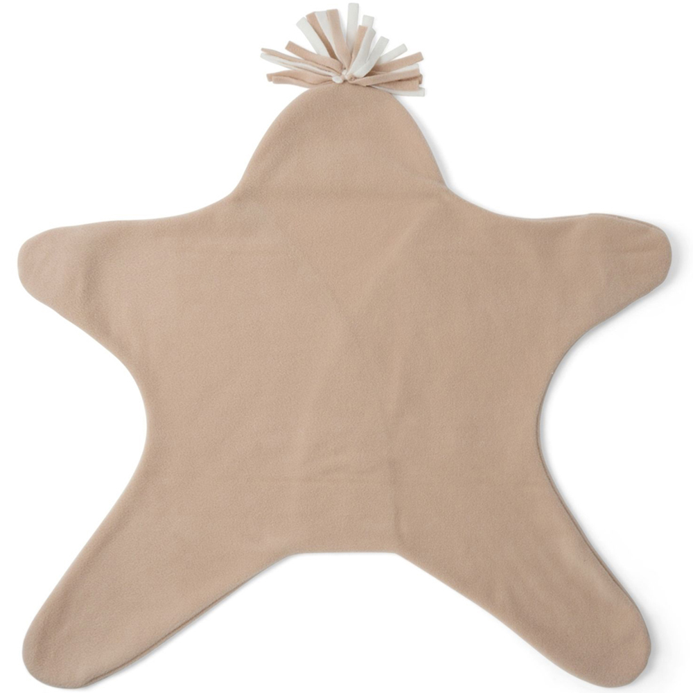 Clair de Lune Baby Oatmeal Star Fleece Wrap Blanket Image 3