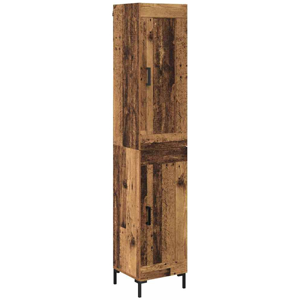 vidaXL 2 Door Old Wood Highboard Image 2