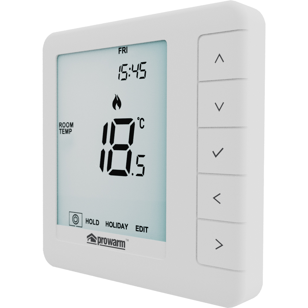 ProWarm Standard White Electric Digital Thermostat V2 Image 2