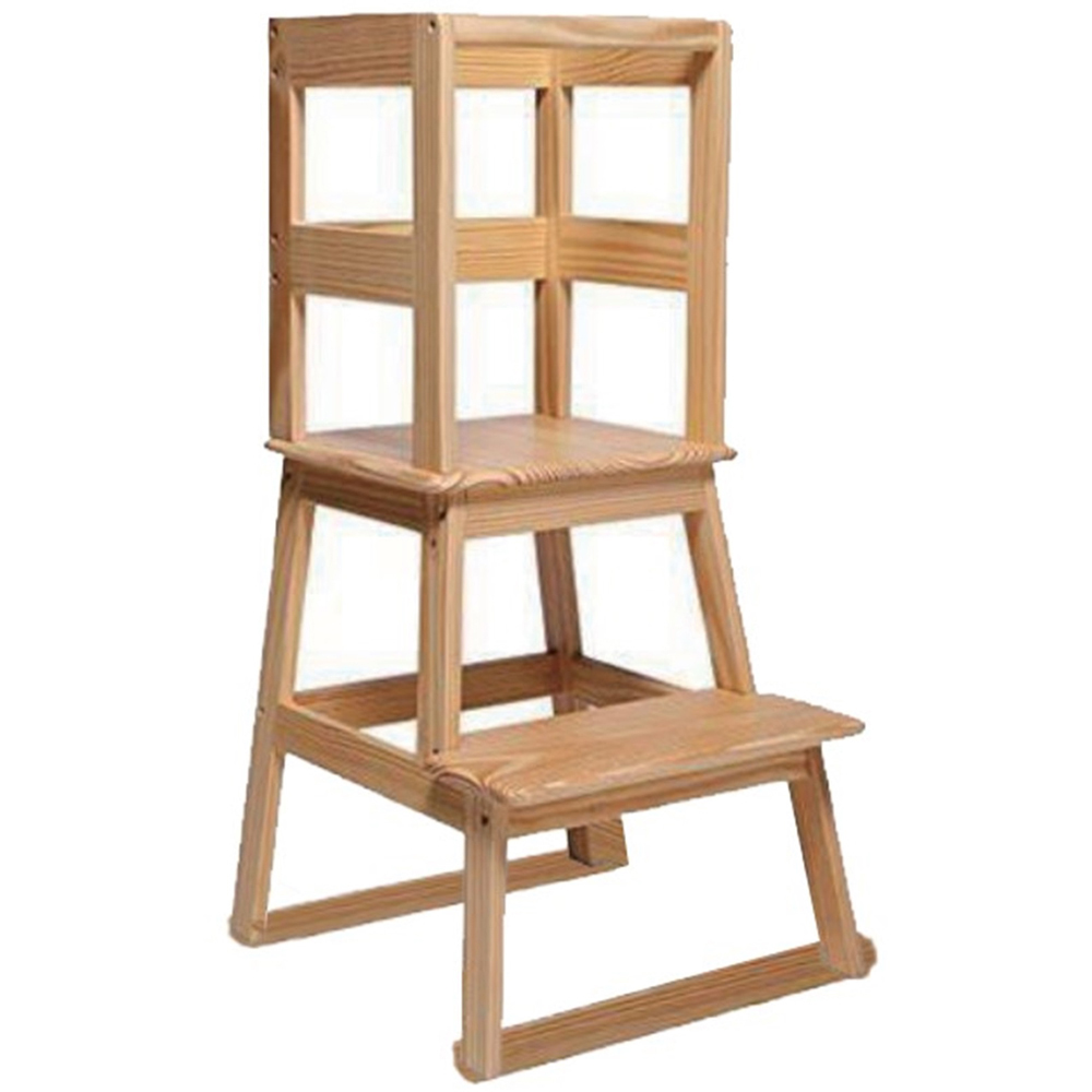Gr8 Home Kids Wooden Kitchen Step Stool Image 3