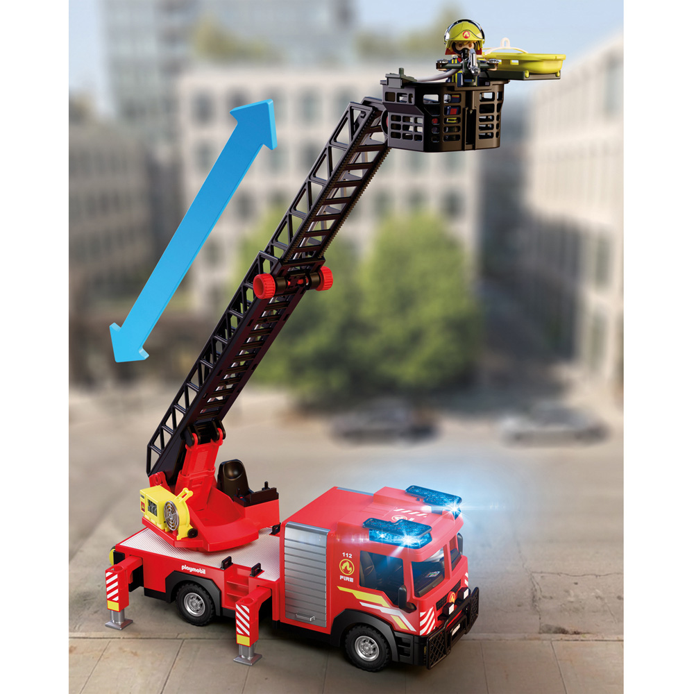 Playmobil Fire Ladder Truck Play Set Image 8