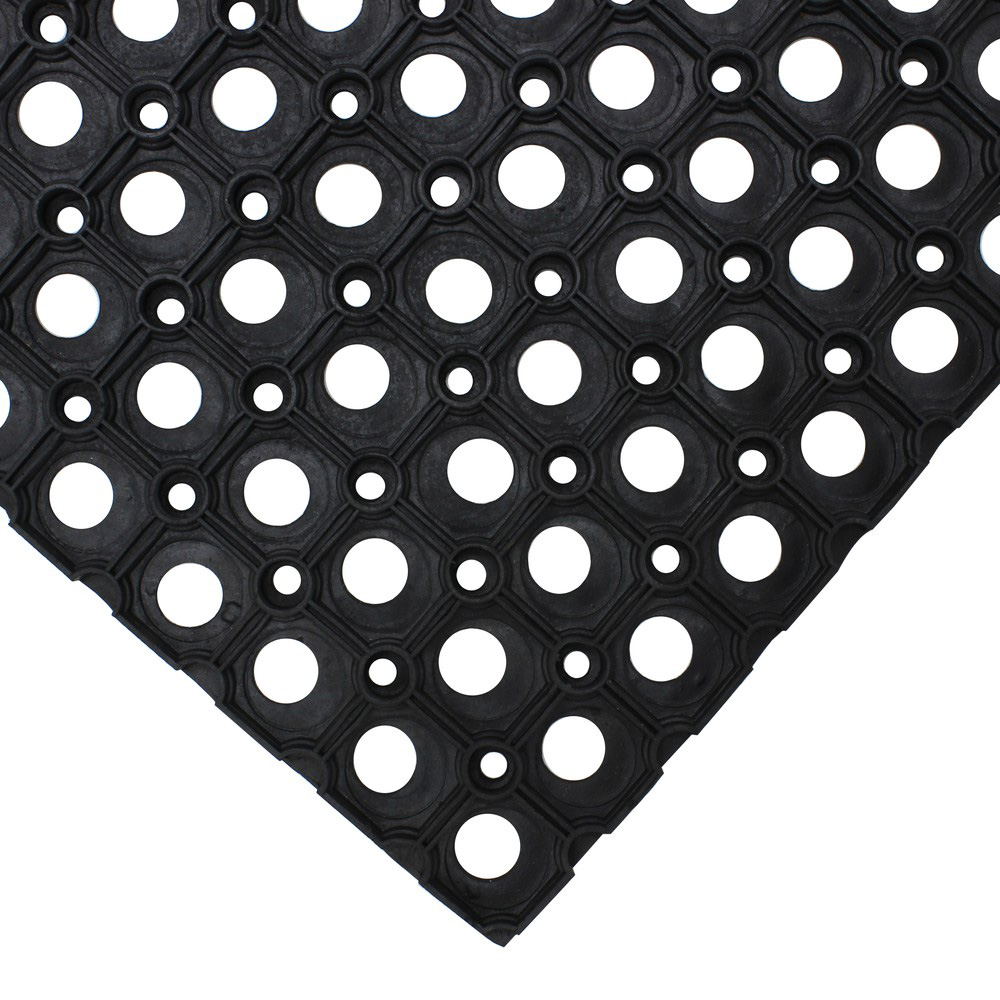 JVL Rondo Rubber Scraper Door Mat 40 x 60cm 2 Pack Image 6