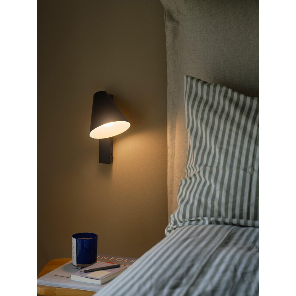 Nordlux Wilmer Black Wall Light Image 2