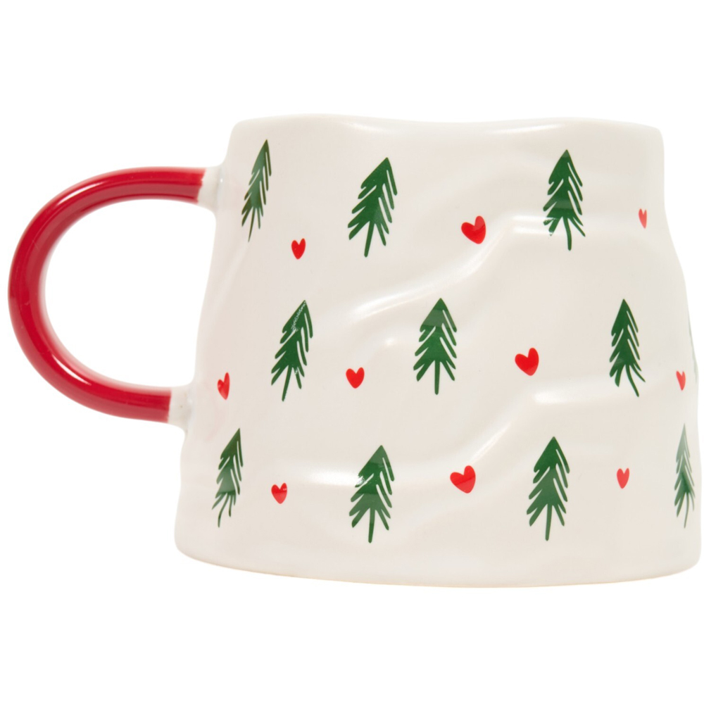 Bows or Trees Heart Mug Image 6