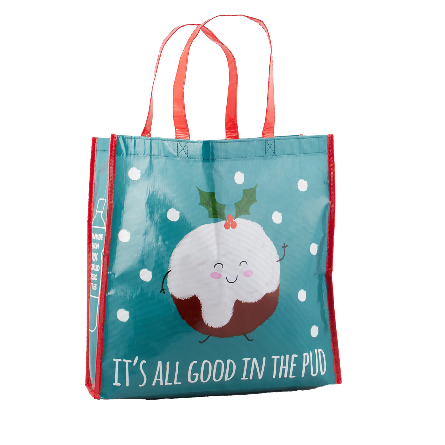 Christmas Pudding Shopper Bag Image 3