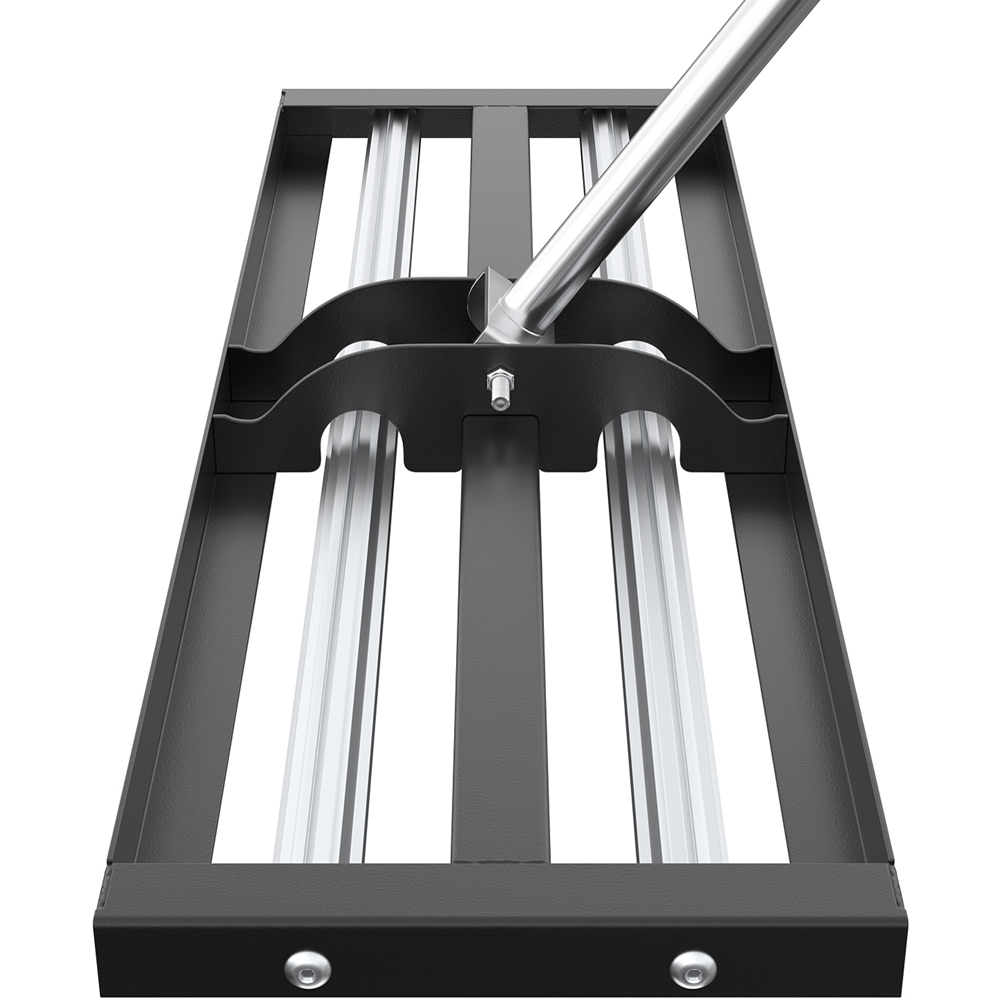 Living and Home Aluminium Alloy Roller Lawn Levelling Rake 76 x 25cm Image 4