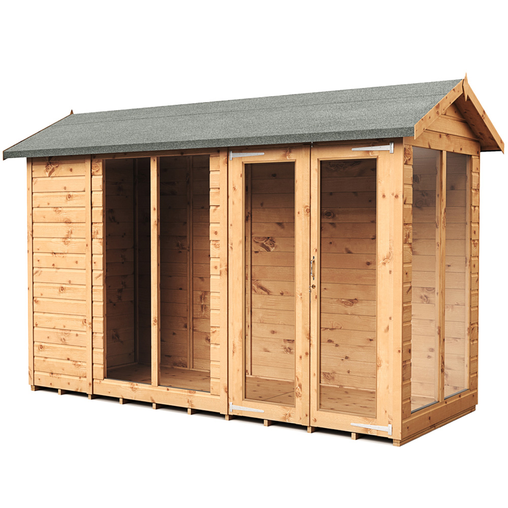 Empire Sheds 4 x 10ft Double Door Tongue and Groove Wooden Apex Garden Shed Image 1