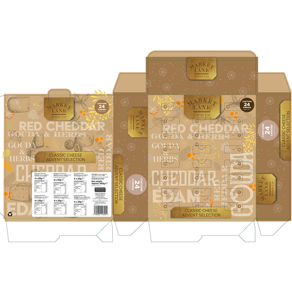 Market Lane Cheese Advent Calendar Image 4