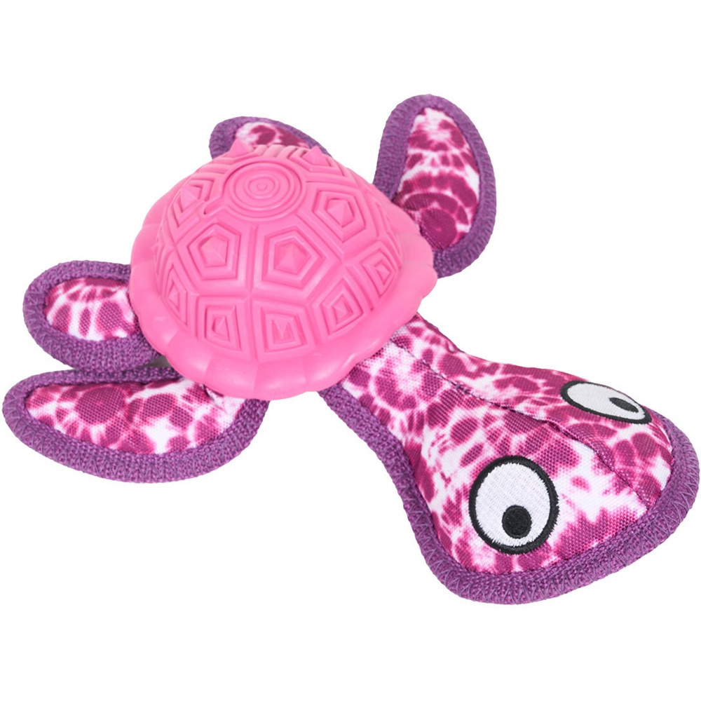 Turtle with Rubber Shell Dog Toy Image 6
