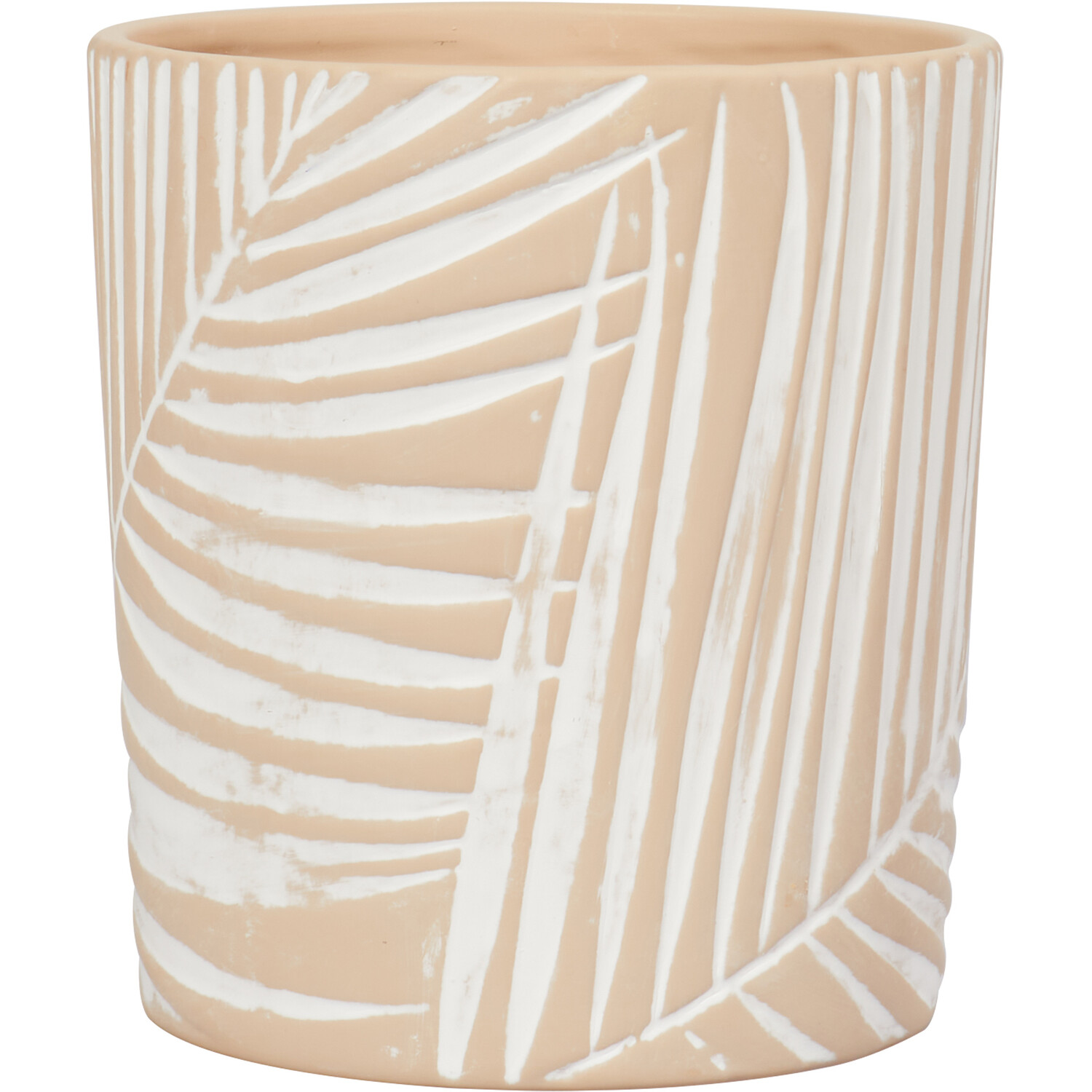 Palm Ceramic Indoor Plant Pot 14cm Image 2