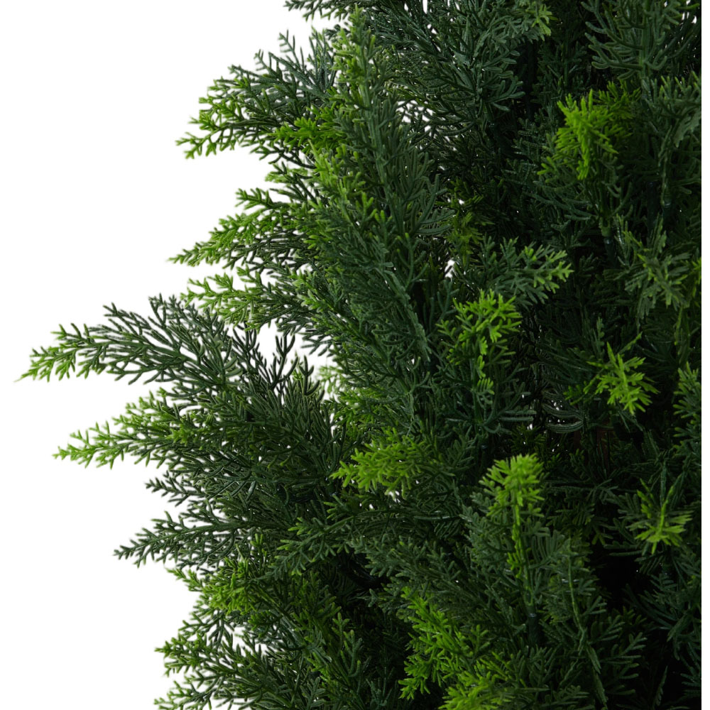 Living and Home Decorative Artificial Cypress Tree in Pot 150cm Image 6