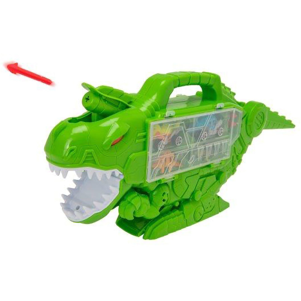 Teamsterz Beast Machines Dino Destroyer with 4 Pieces - Green Image 2