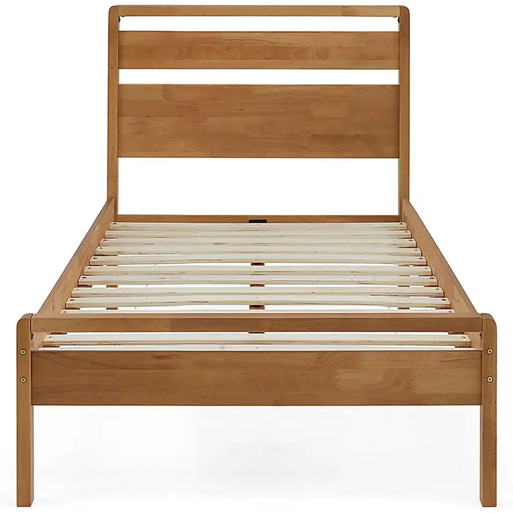 Skandi Single Mid Oak Bed Frame Image 3