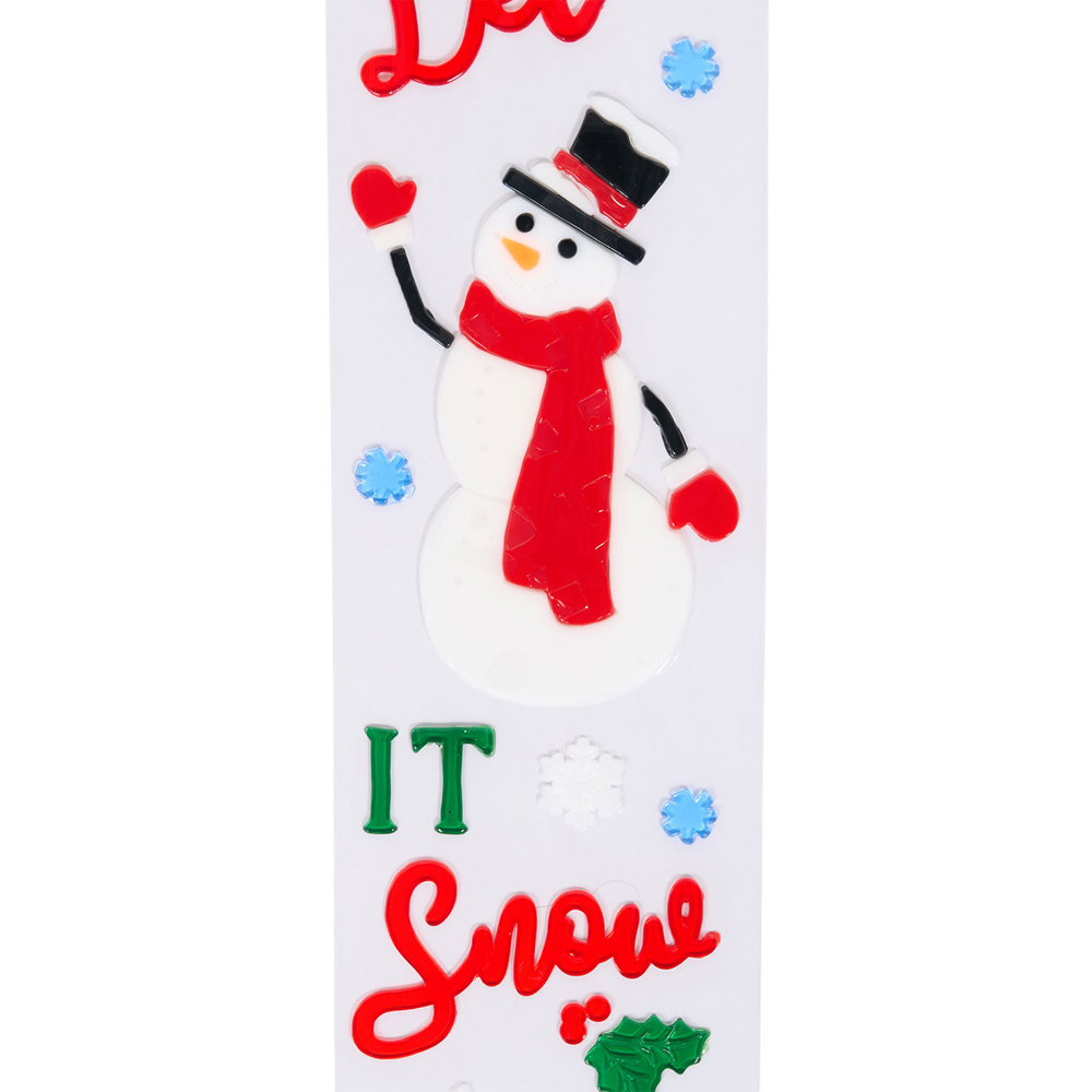 Christmas Design Gel Window Sticker Image 3