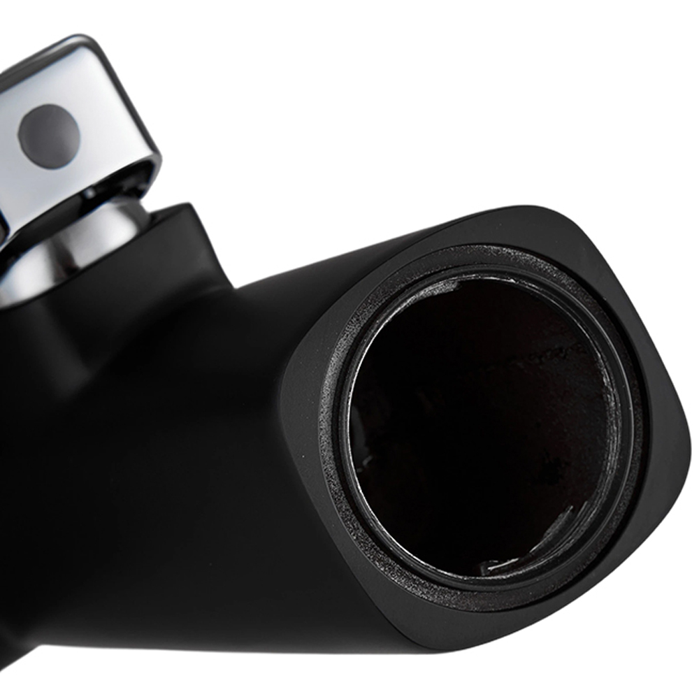 Living and Home Black Metal Basin Mixer Tap Image 5