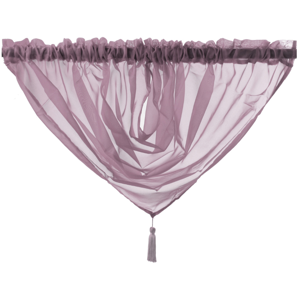 Velosso Riva Mauve Swag Curtain 112 x 99cm Image 2