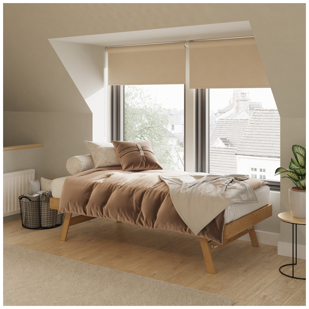 GFW Madrid Oak Wooden Trundle Day Bed Image 7