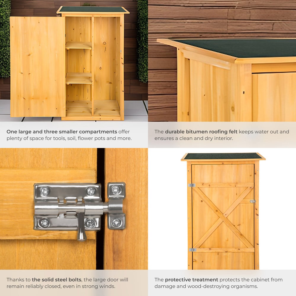 tectake Taman 75 x 56cm Bitumen Roofing Felt Garden Shed Image 4