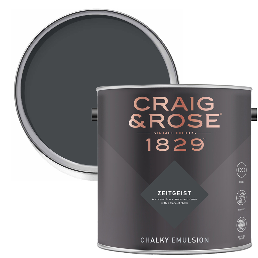 Craig & Rose Walls and Ceilings Zeitgeist Chalky Matt Emulsion Paint 2.5L Image 1