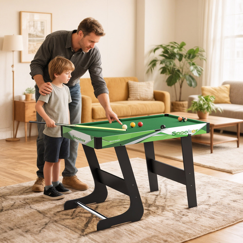 SPORTNOW Folding Pool Table Set 104cm Image 2
