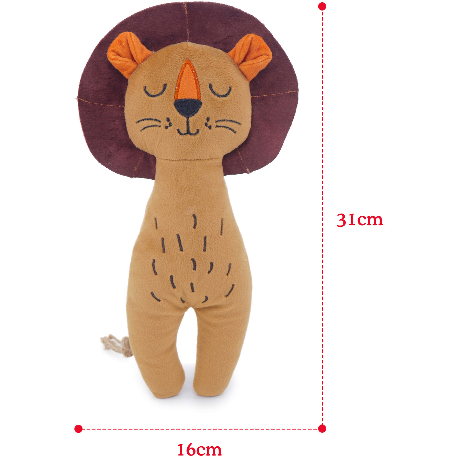 Rosewood Eco Friendly Dog Toy - Lion Image 2