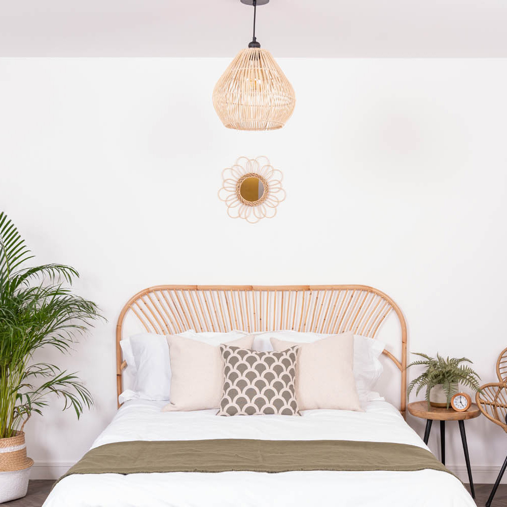 ValueLights Vine Rattan Teardrop Pendant Lamp Shade Image 4