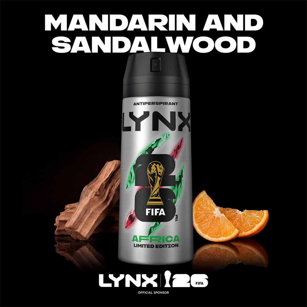 Lynx Africa 72H Sweat Protection Anti-Perspirant Aerosol Deodorant Spray 150ml 30 Pack Image 6
