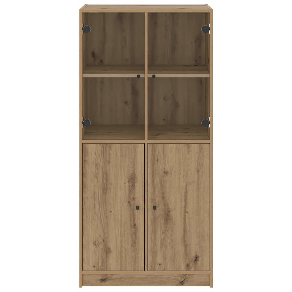vidaXL 4 Door Artisan Oak Highboard Image 5