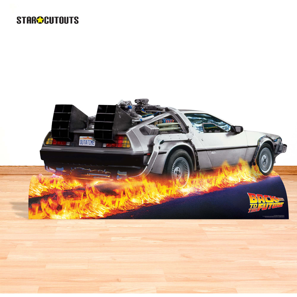 Star Cutouts DeLorean Car Back to The Future Cutout 3ft Image 2