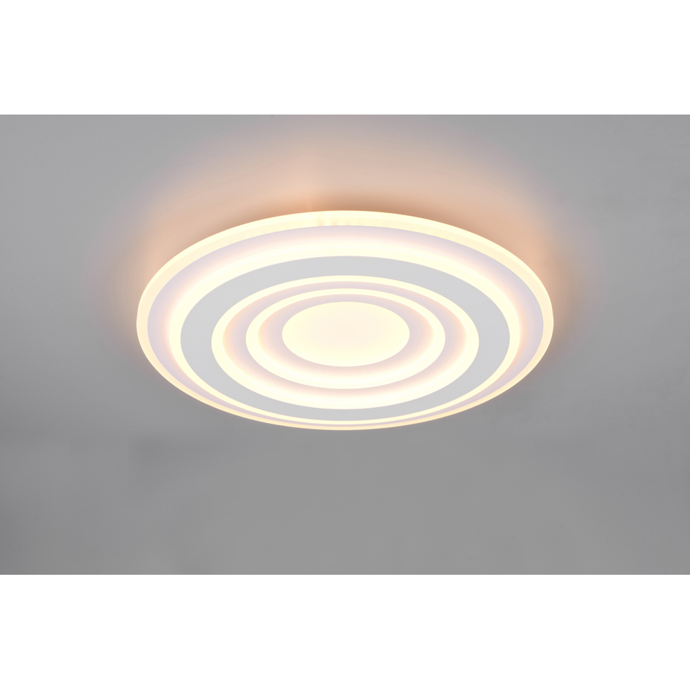 TRIO Costa White Matt Integrated LED Ceiling Light Image 2