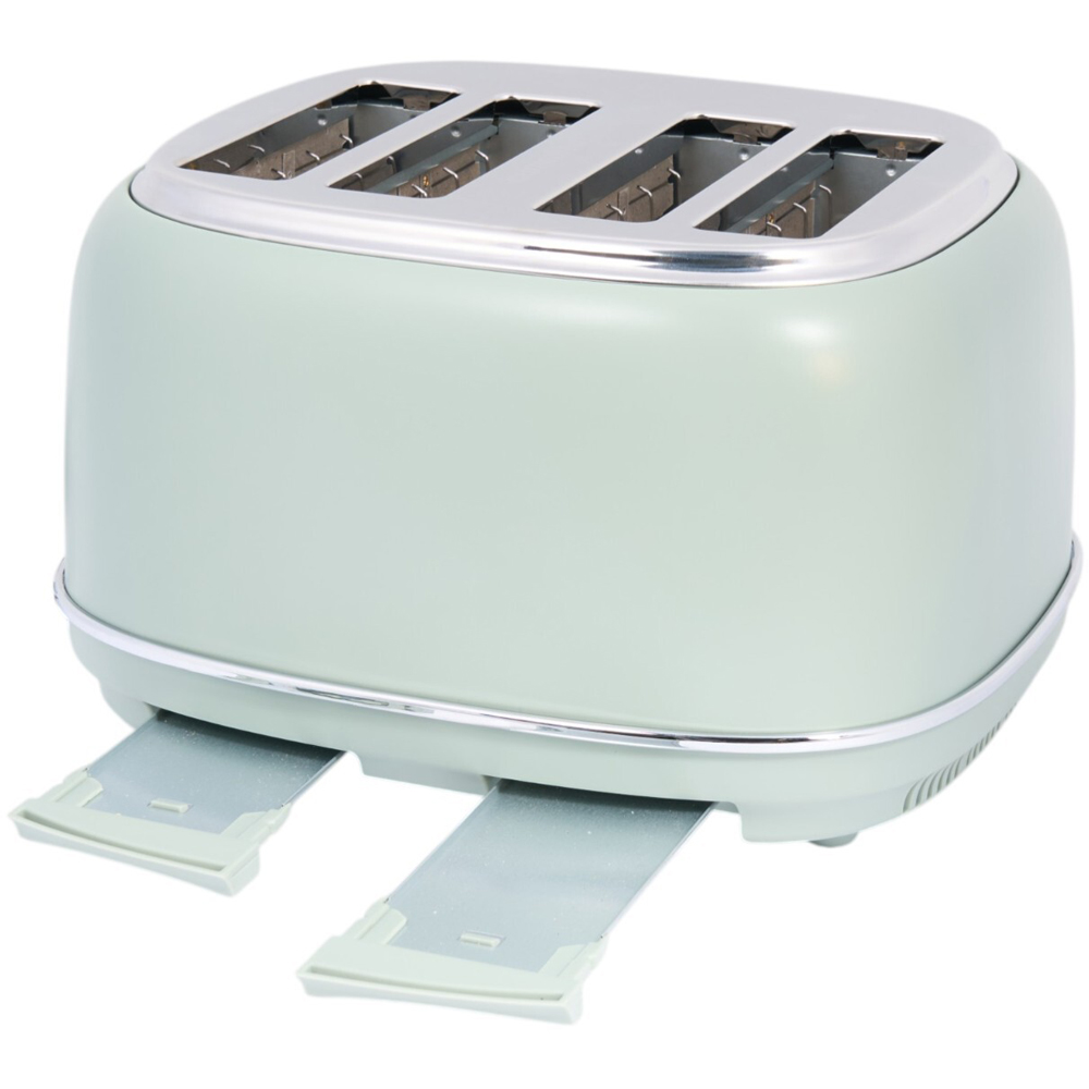 Kitchen Master 4 Slice Retro Toaster Sage Image 6