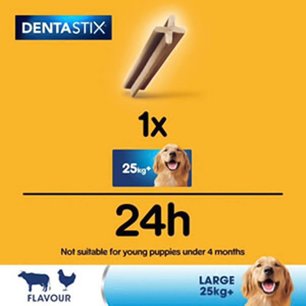 Pedigree Dentastix Daily Oral Care Large Adult Dog Stick Treat 1.62kg 42 Pack Image 4