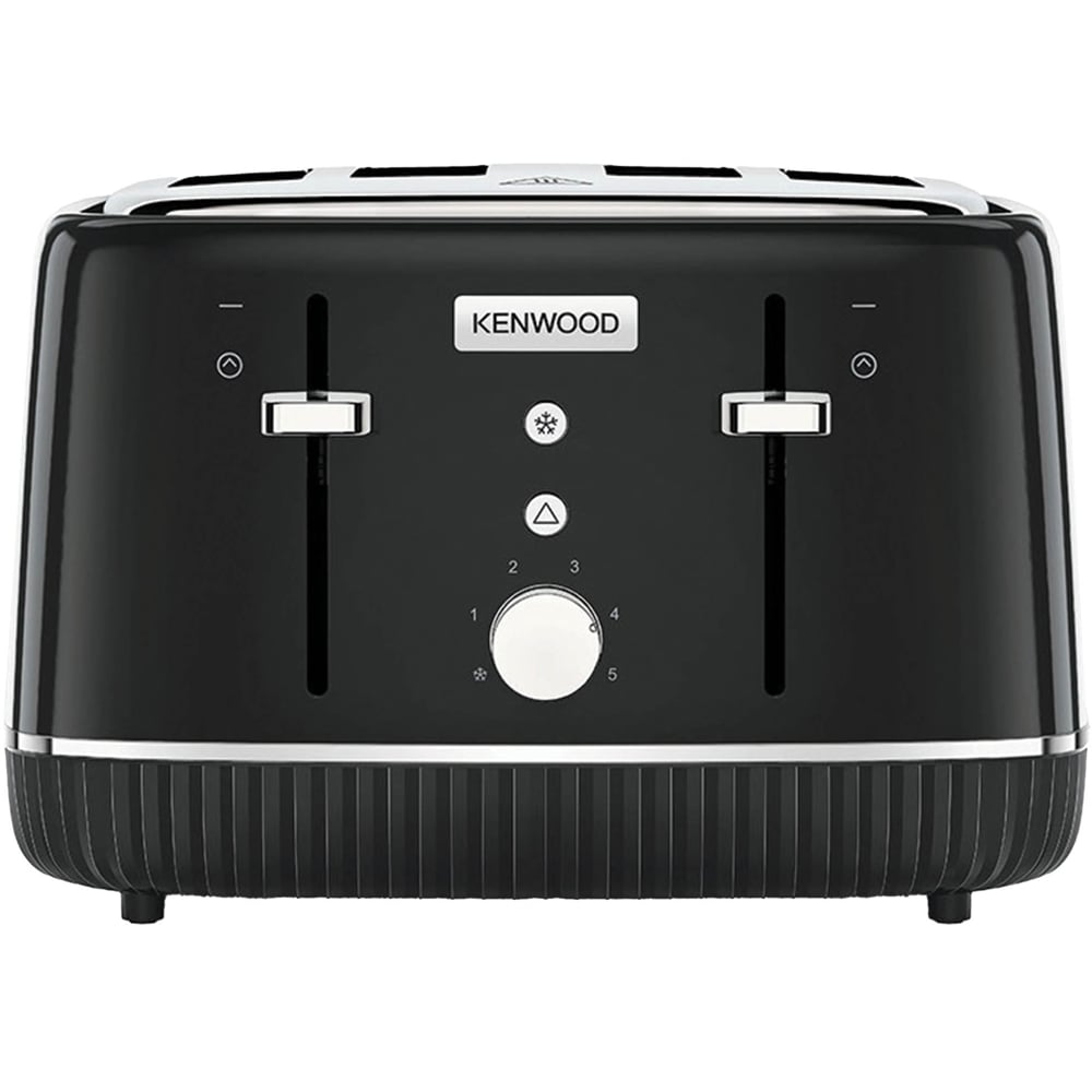 Kenwood KW4309 Black Treacle Elegancy 4 Slice Toaster Image 1