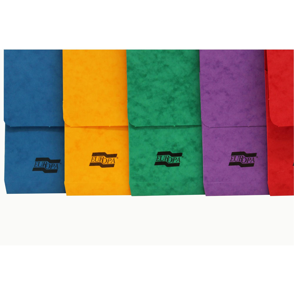 Exacompta Europa 265gsm Assorted Colour Document Wallet 25 Pack Image 7