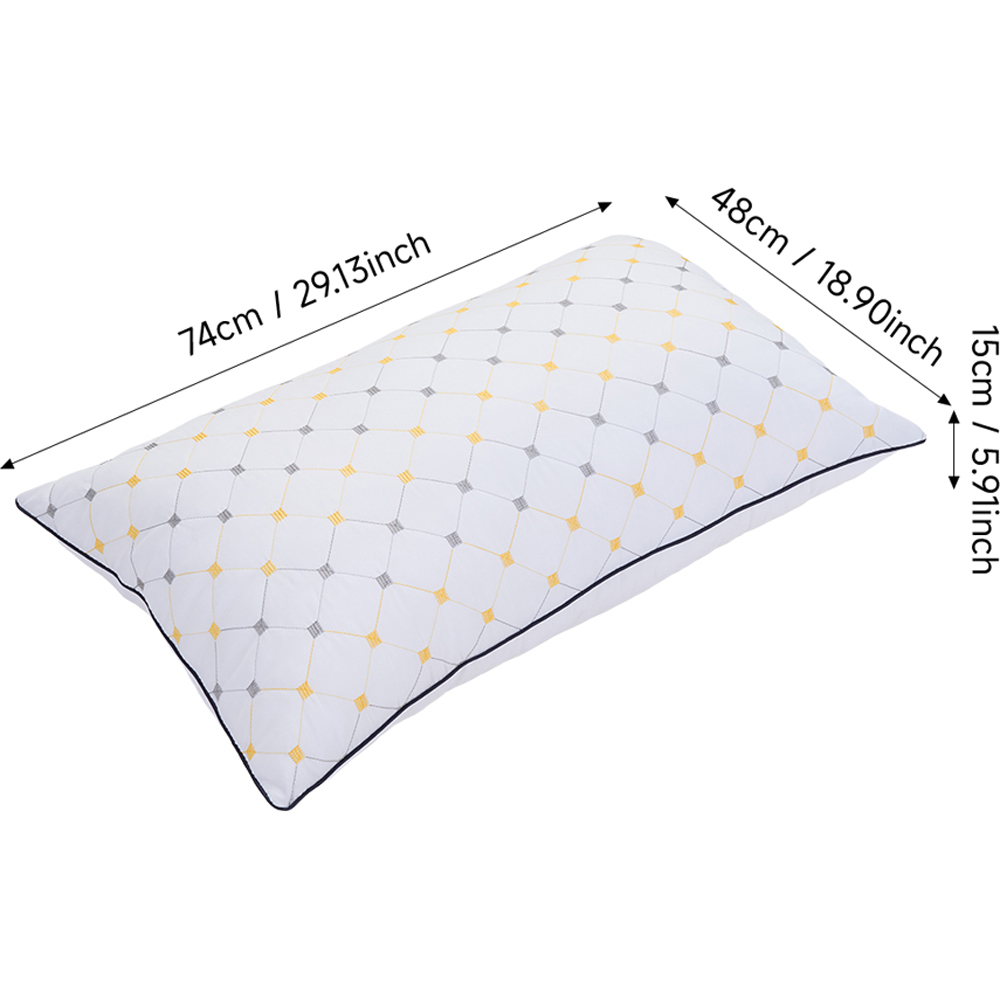 Living and Home Geometric Pattern Pillow Inner 48 x 74cm Image 8