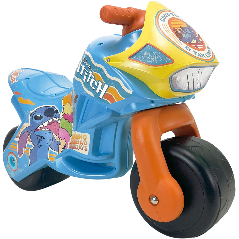 Injusa Foot to Floor Moto Stitch Toddler Ride On Motorbike Image 1