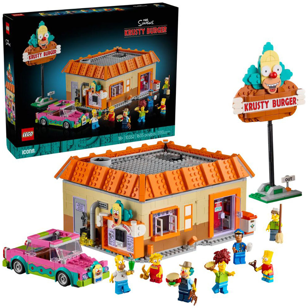LEGO Icons 10352 The Simpsons Krusty Burger Set Image 3