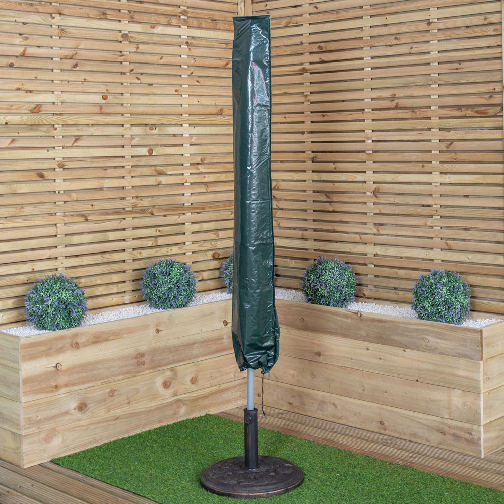 Samuel Alexander Waterproof Garden Parasol Cover with Tie Down Cord and Zip 1.5m Image 2