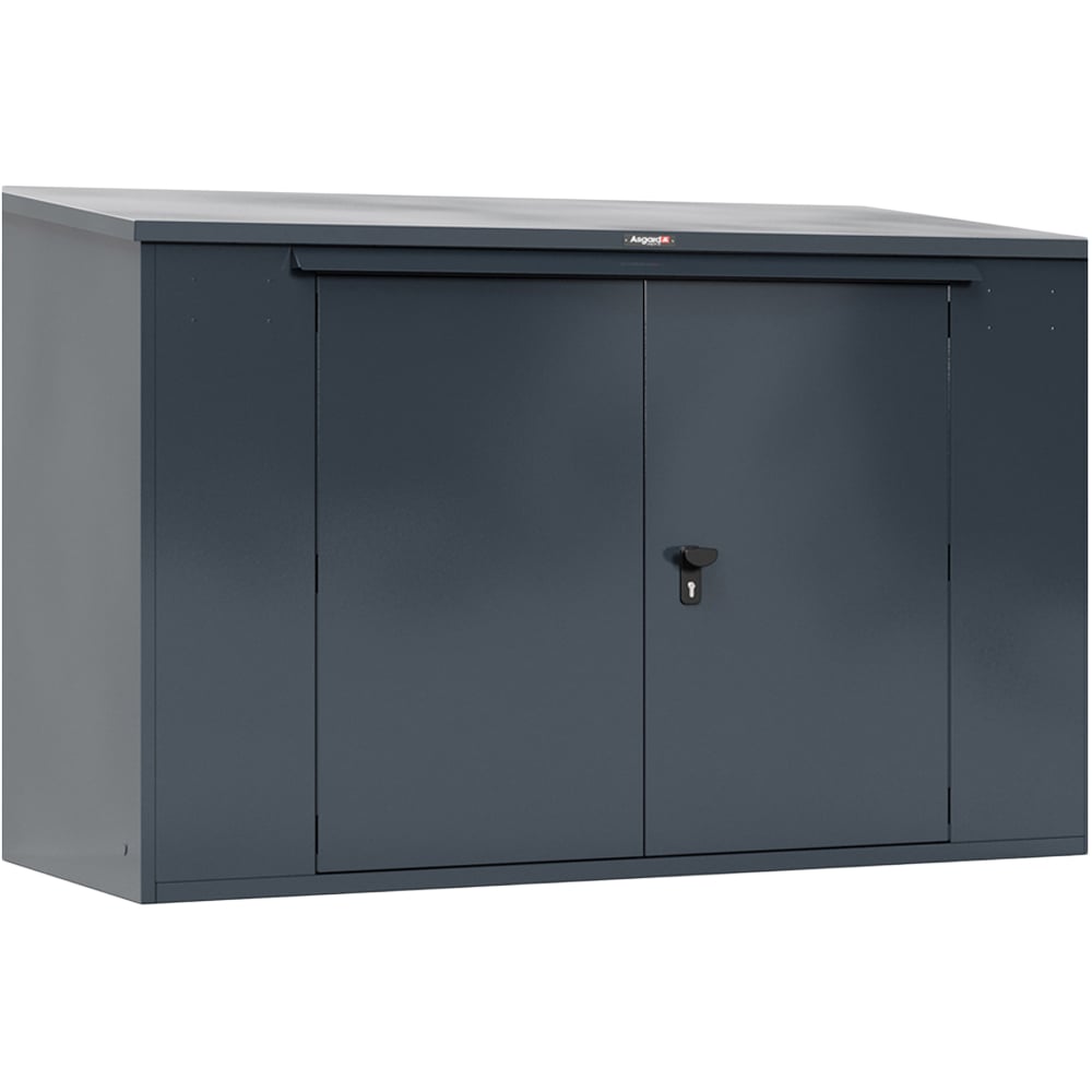 Asgard Annexe Secured by Design 6 x 3ft Double Door Grey Garden Shed Image 3