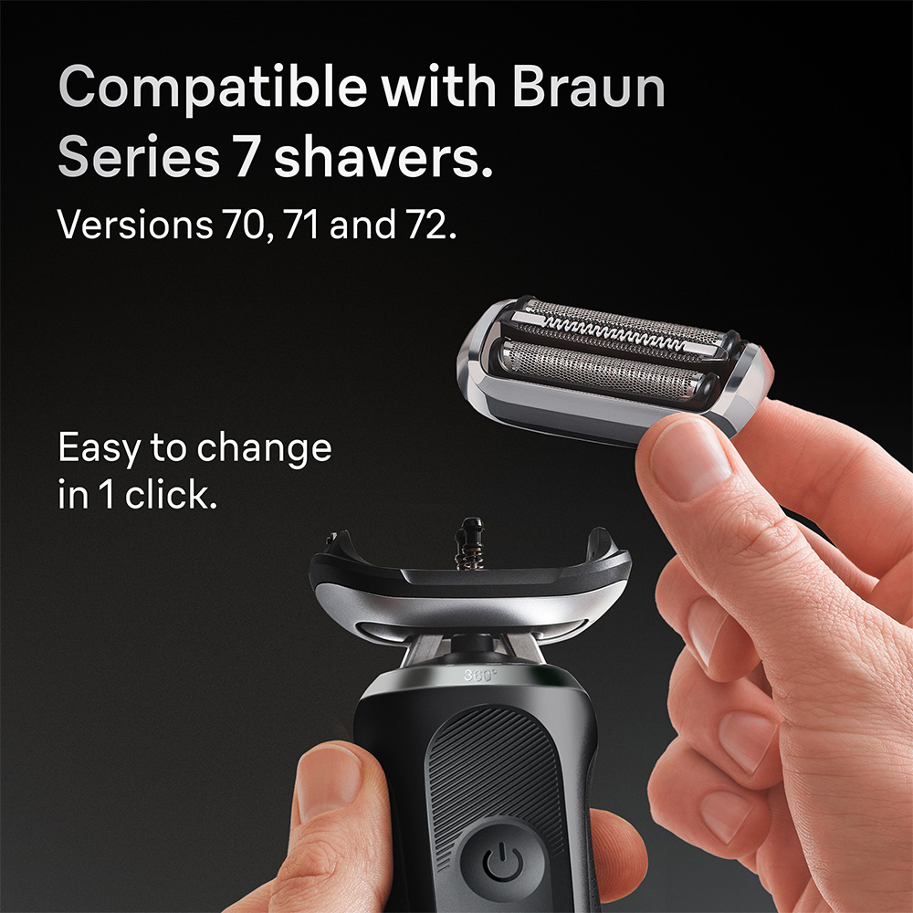 Braun Series 7 74S Silver Shaver Head Image 4
