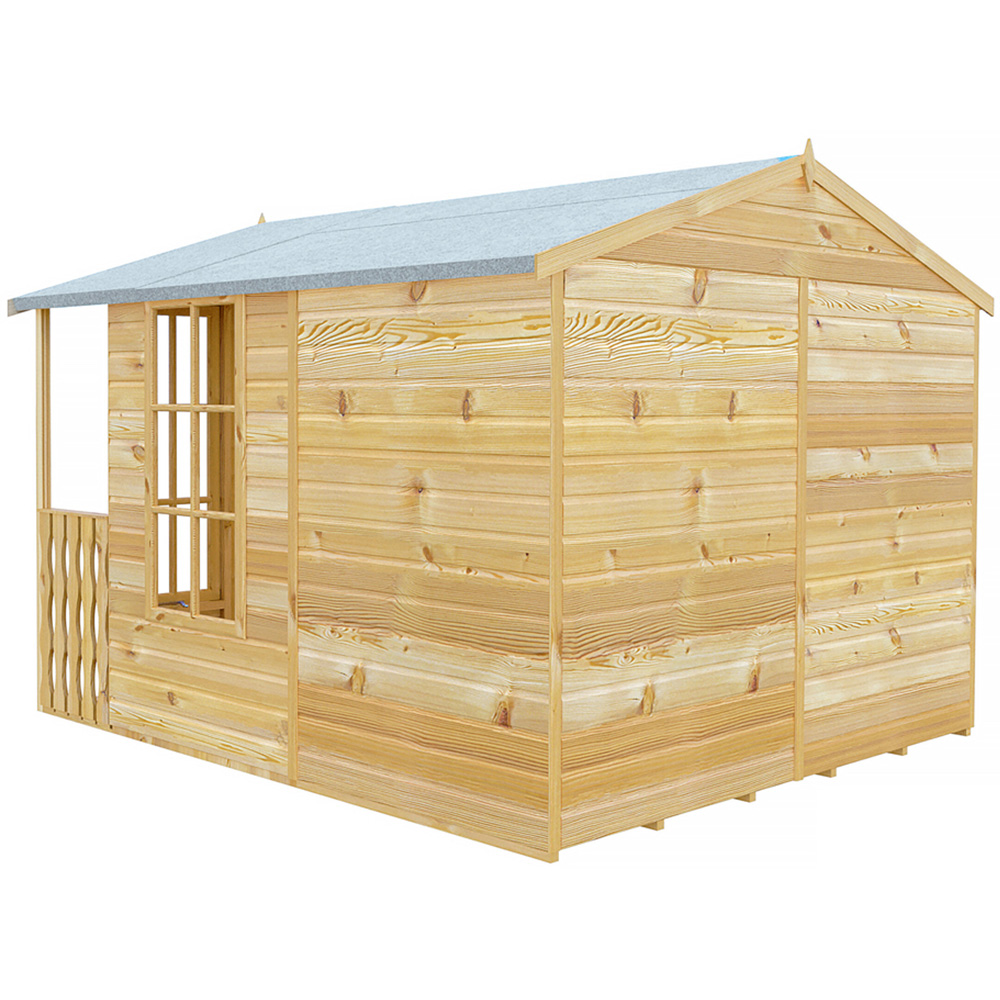 Shire Delmora 8 x 10ft Double Door Traditional Summerhouse Image 3