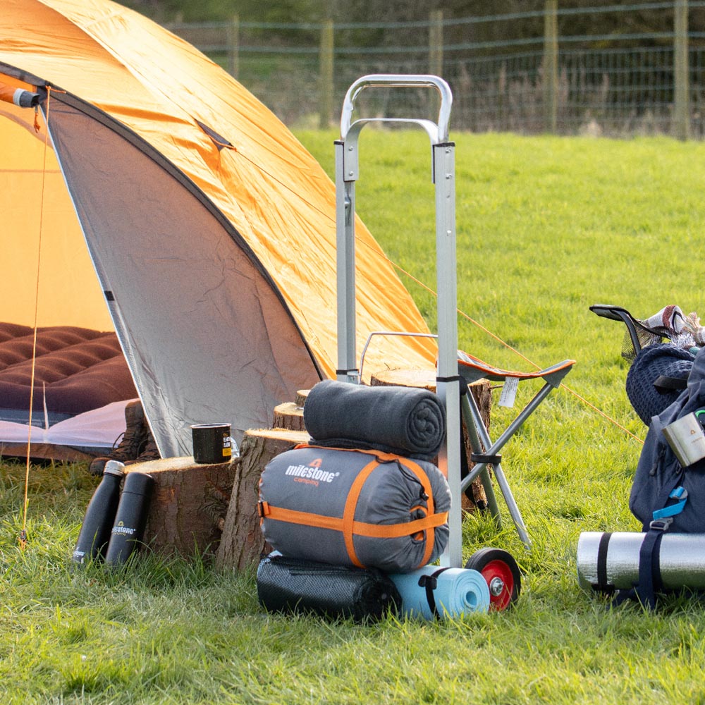 Milestone Camping Aluminium Heavy Duty Trolley 90kg Image 3