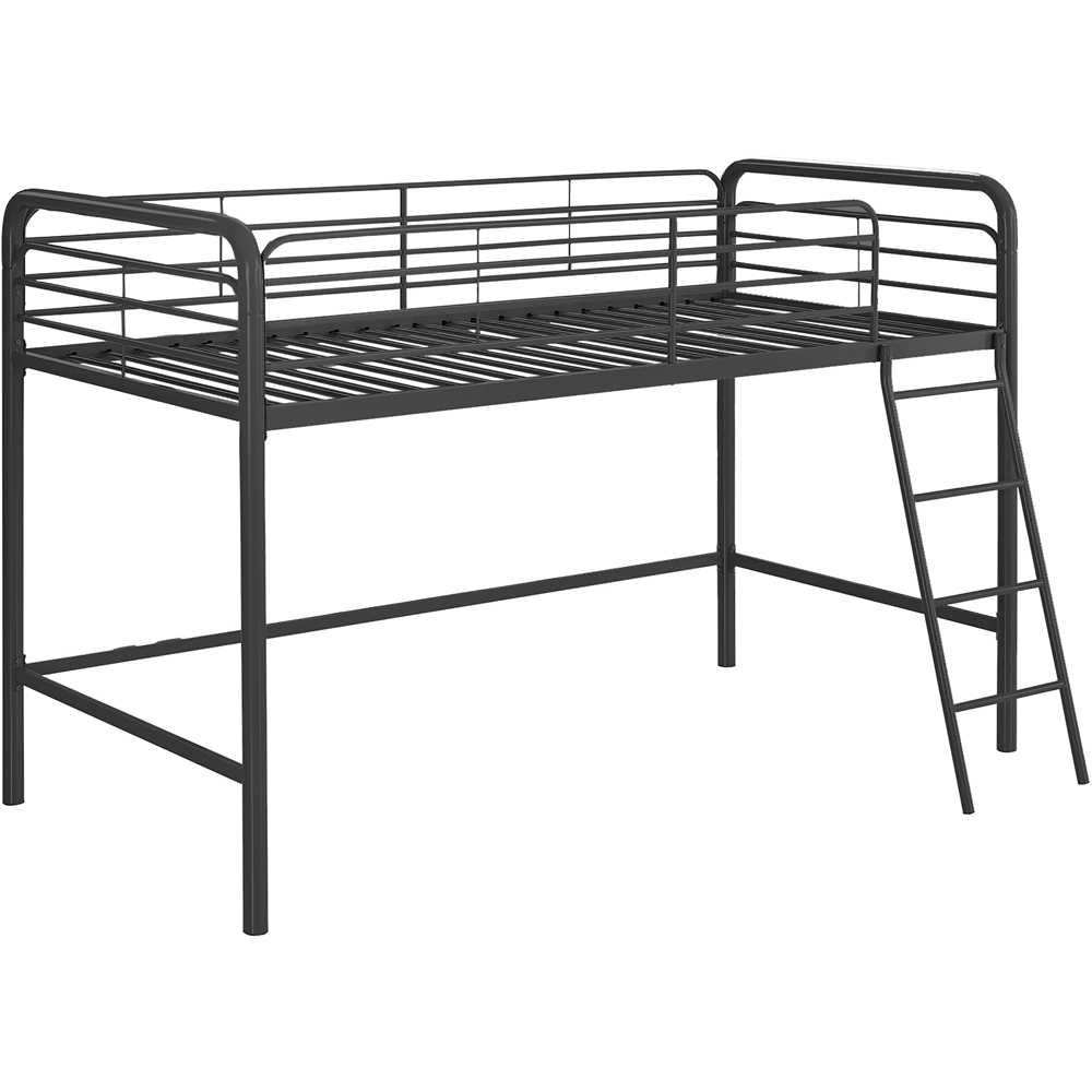Dorel Single Black Midsleeper Bed Image 2